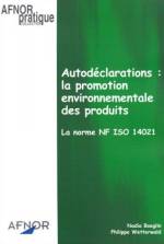 AUTODECLARATIONS : LA PROMOTION ENVIRONNEMENTALE DES PRODUITS