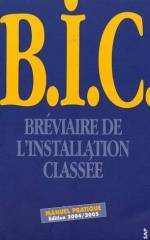 BREVIAIRE DE L'INSTALLATION CLASSEE
