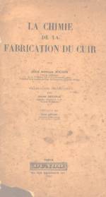 LA CHIMIE DE LA FABRICATION DU CUIR