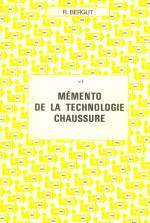 MÉMENTO DE LA TECHNOLOGIE CHAUSSURE