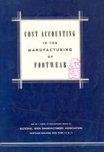 COST ACCOUNTING IN THE MANUFACTURING OF FOOTWEAR