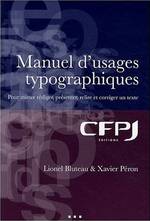 MANUEL D'USAGES TYPOGRAPHIQUES