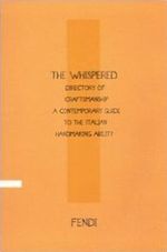 THE WHISPERED DIRECTORY OF CRAFTMANSHIP