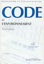 CODE DE L'ENVIRONNEMENT