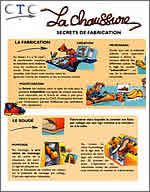 AFFICHE LA CHAUSSURE, SECRETS DE FABRICATION