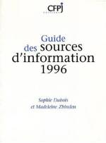GUIDE DES SOURCES D'INFORMATION