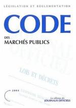 CODE DES MARCHES PUBLICS
