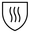 pictogram if level 1 for flame resistance is not reached