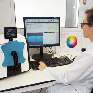 Mesures au spectrocolorimètre