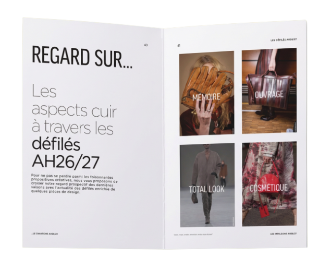 Cahier Impulsions Couleurs et matières automne-hiver 2027-2028