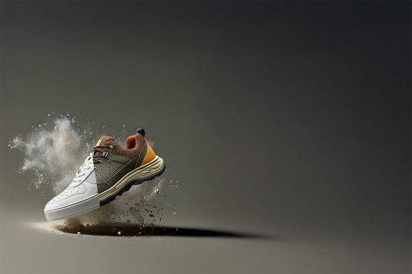 Test physique sur une chaussure en cuir