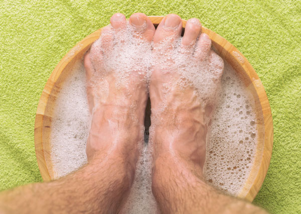 Hygiene du pied, propreté chaussure EPI