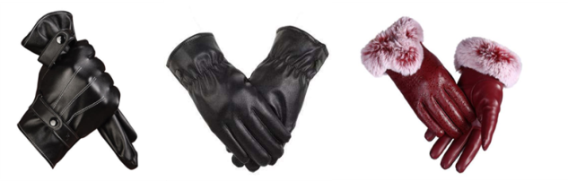 Des gants de cuir