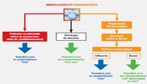 Rejets et résidus médicamenteux