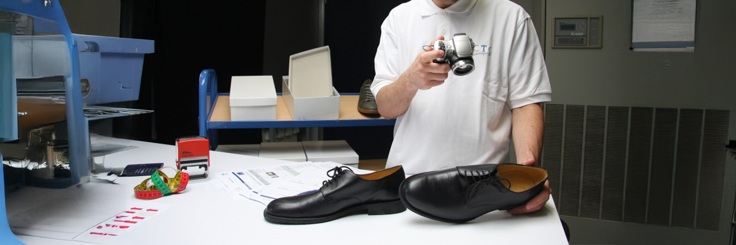 Chaussures noires en cuir 
