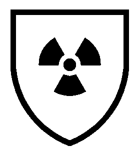 Pictogramme relatif à la radioactivité - EN 421